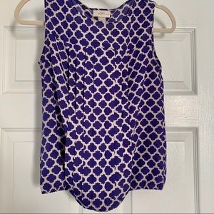 Loft Petite purple blouse